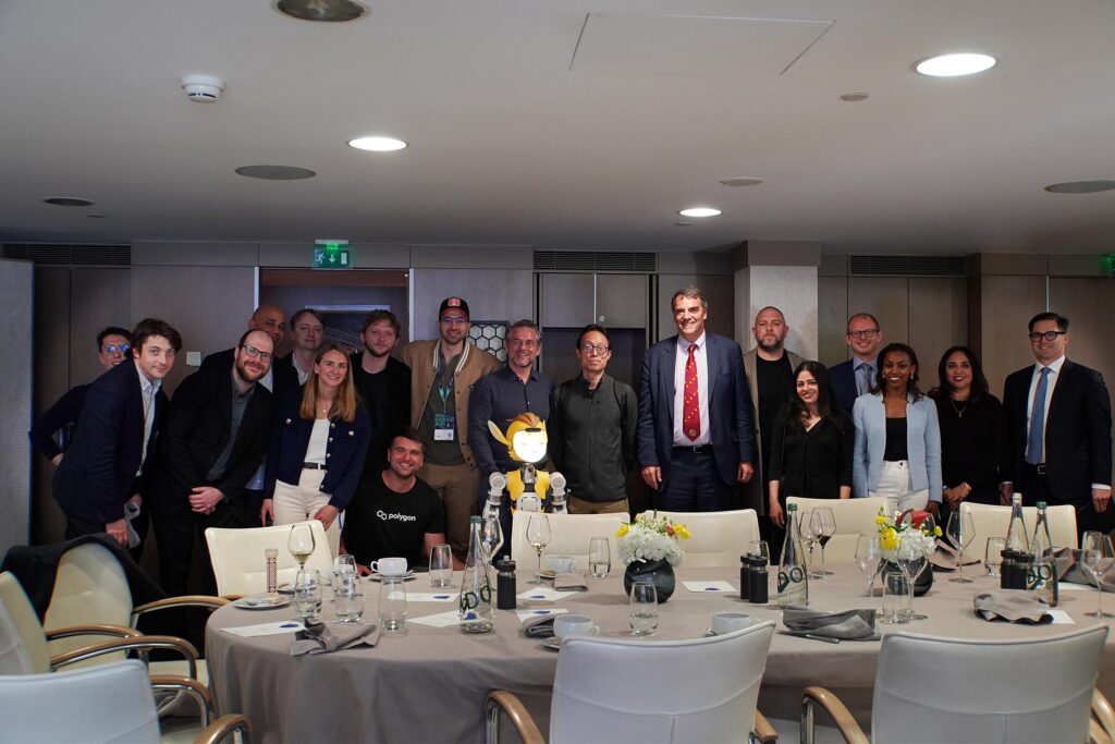 Tim Draper Yat Siu and Polygon Co-founder Lunch in London