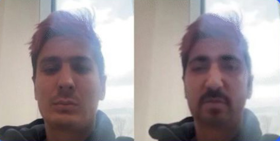 Deepfakes- Pavel Kalaydin showed up with 2 different faces