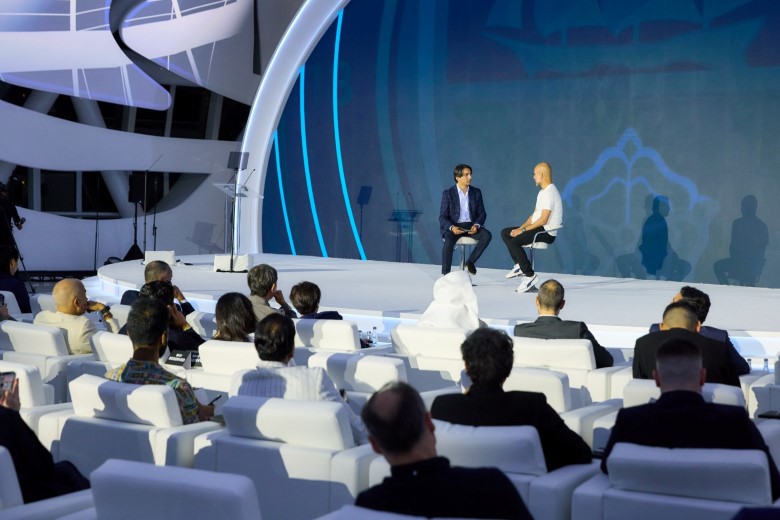 Pep Guardiola on OKX UAE stage