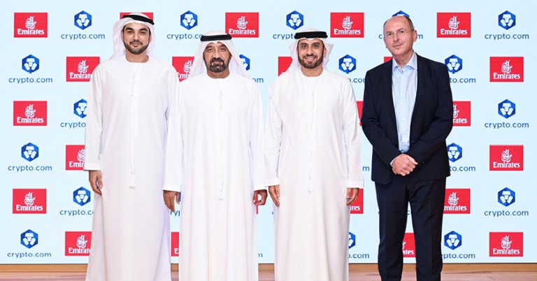 Emirates Airline, crypto.com, MOU, Dubai Duty free, travel, crypto news, crypto payments