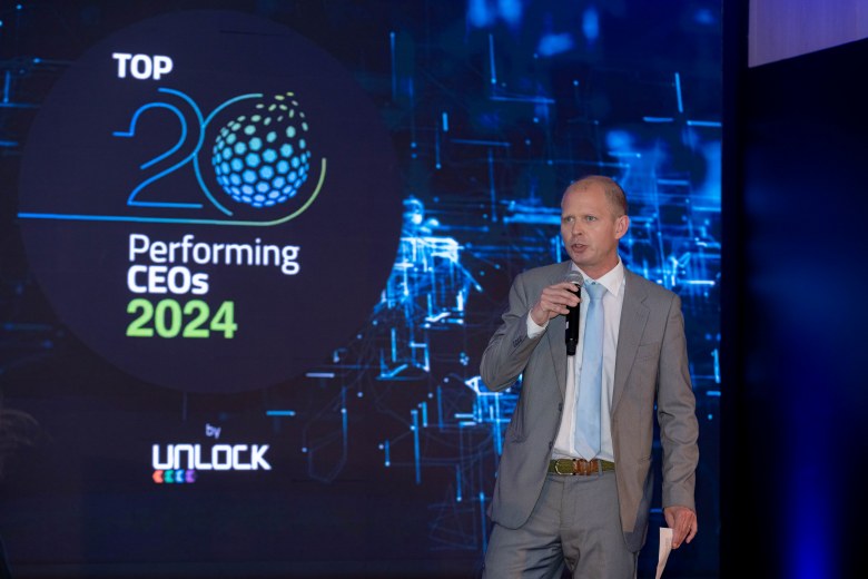Oscar Wendel at TOP 20 performing CEOs 2024 award